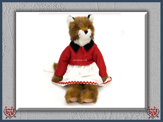 FENELLA FEMALE FOX DOORSTOP | Doorstops & Draught Excluders