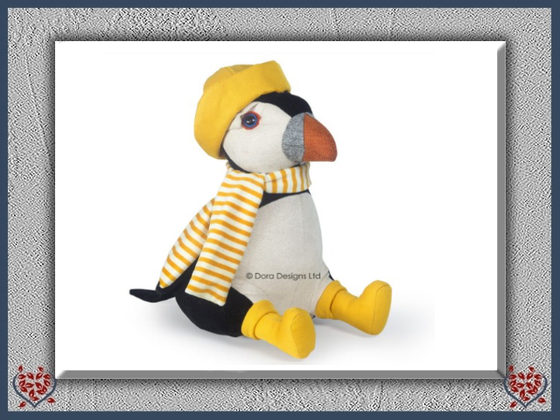 JOHN FISCHER PUFFIN DOORSTOP | Doorstops & Draught Excluders