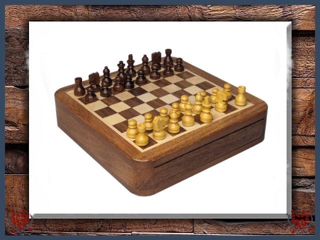 SQUARE MAGNETIC CHESS FOAMED TRAY INSIDE | Traditional Games