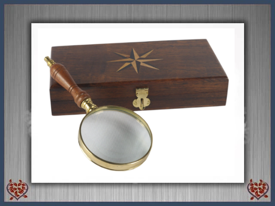 MAGNIFYING GLASS WITH BOX | Men's Gifts