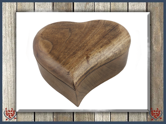 HEART SHAPE BOX | Wooden Boxes & Bowls