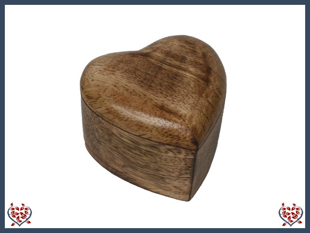 HEART SHAPE TRINKET BOX | Wooden Boxes & Bowls