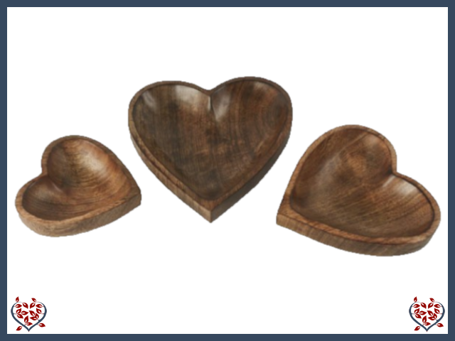 MANGO HEART TRAY | Wooden Boxes & Bowls