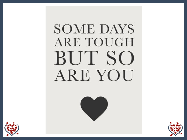 SOME DAYS ARE TOUGH ~ METAL SIGN |  Wall Decor