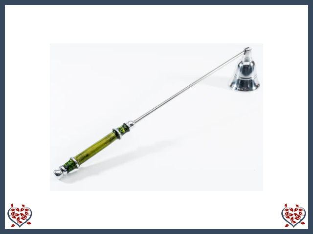 GREEN CANDLE SNUFFER | Kitchenware