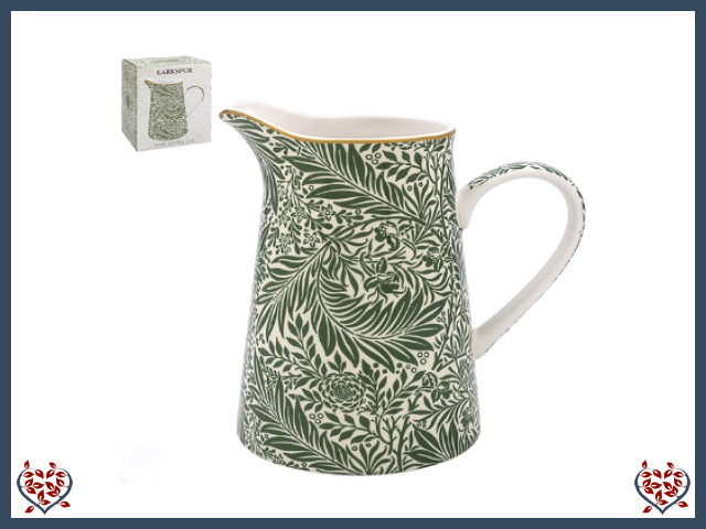 LARKSPUR LEAVES MEDIUM JUG  | Mugs