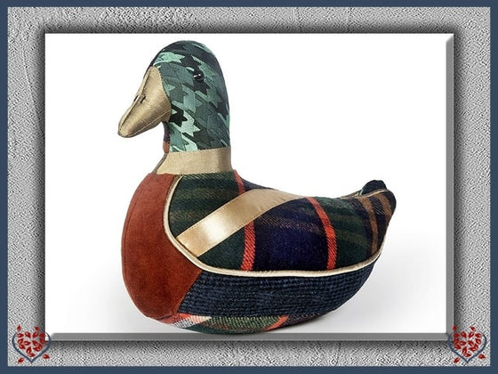 PATCHWORK MALLARD DUCK DOORSTOP | Doorstops & Draught Excluders