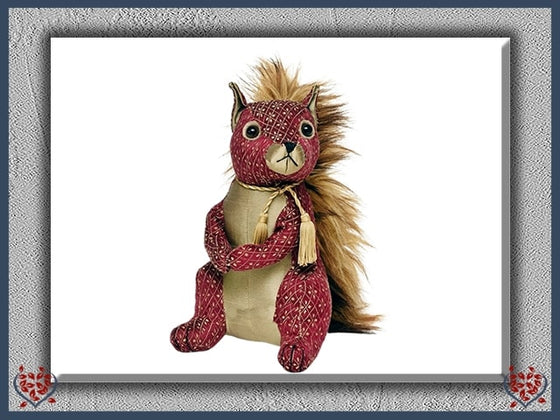 RUBY RED SQUIRREL DOORSTOP | Doorstops & Draught Excluders