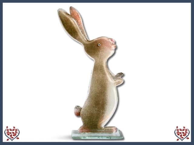 CHAMPAGNE BUNNY | Nobile Glass Animal