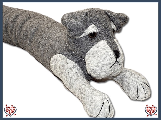 SUGAR BEAR SENIOR DOG DRAUGHT EXCLUDER | Doorstops & Draught Excluders - Paul Martyn Interiors