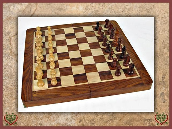 FOLDING CHESS SET | Traditional Games - Paul Martyn Interiors
